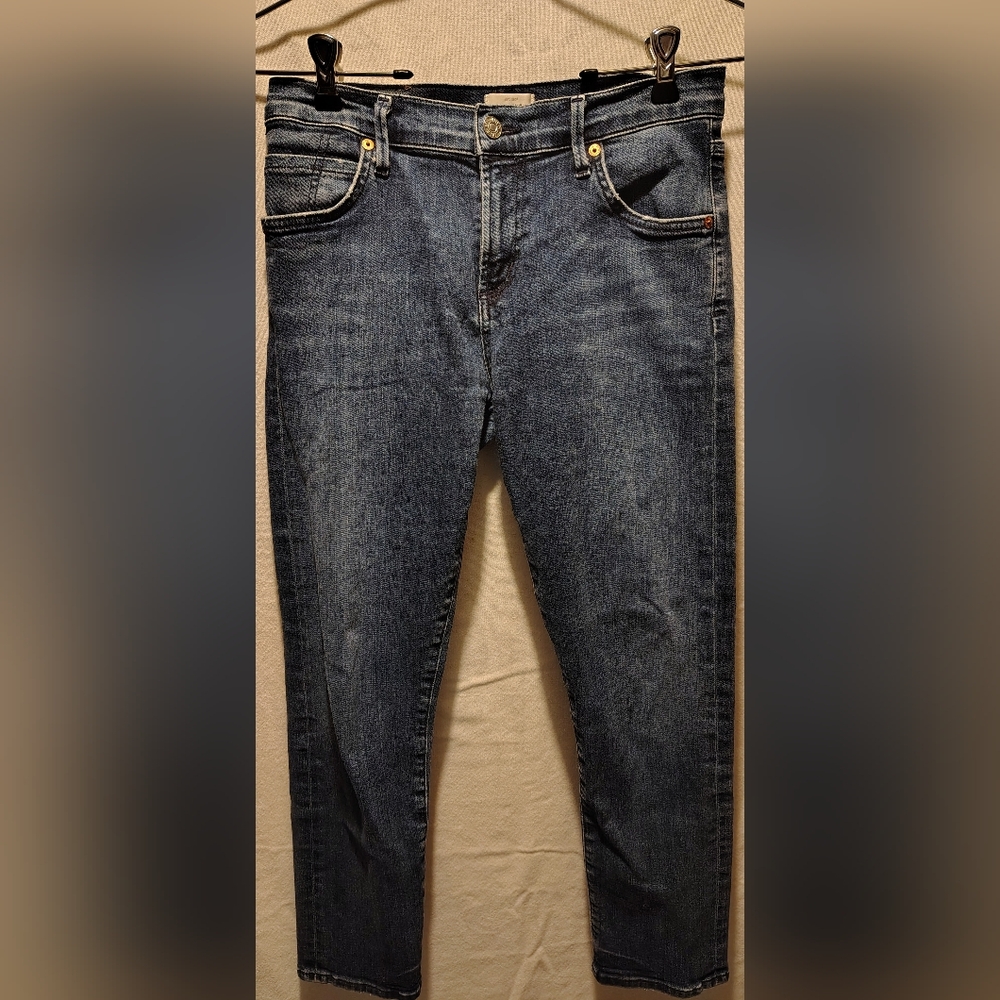 Citizens Of Humanity Elsa Mid Rise Slim Fit Crop Women's Jeans Size 26